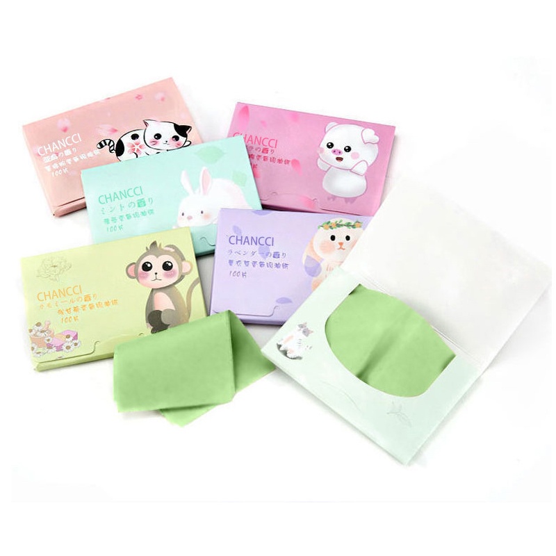 Set 100 Giấy Thấm Dầu Có Thể Tháo Rời Tiện Dụng