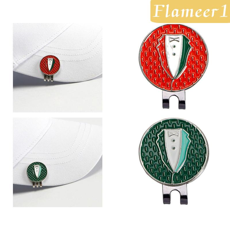 Kẹp Đánh Dấu Bóng Golf Bằng Kim Loại Gắn Nón Lưỡi Trai Vui Nhộn Cho Nam Và Nữ Flameameer1