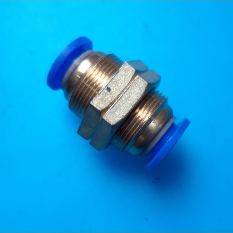 Nối phun sương, nối hơi vách ngăn, măng sông gài dây 8mm/10mm