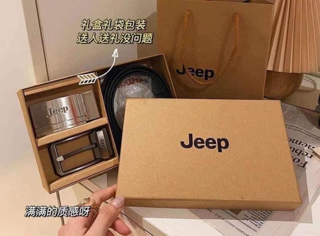 THẮT LƯNG JEEP NAM HÀNG XỊN XÒ FULLBOX 2 MẶT THAY THẾ