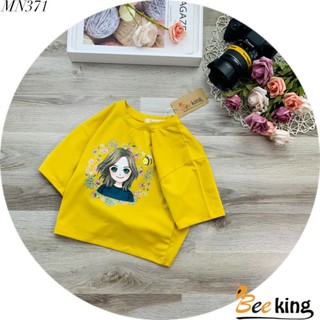 Áo Croptop cô gái tóc ngang vai cho bé 22-35kg