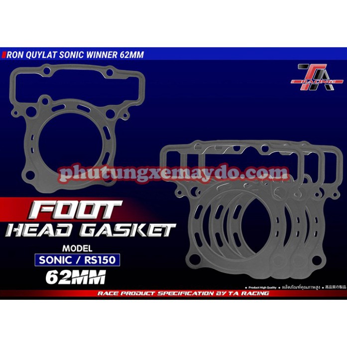RON ĐẦU WINNER 62MM TARACING [BAO ĐỔI TRẢ NẾU HÀNG LỔI]