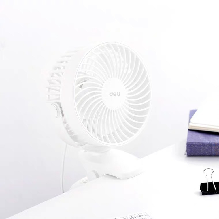 🎀HOT SUMMER🎀 Quạt Deli Kẹp Để Bàn - Điều Chỉnh Được - Hàng Chính Hãng - Siêu Bền Bỉ Công Suất Lớn | BigBuy360 - bigbuy360.vn