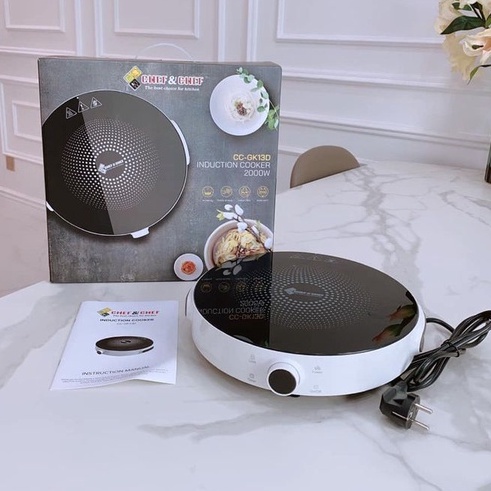 BẾP ĐIỆN TỪ CẢM ỨNG CHEF&CHEF CC-GK13D SIÊU NHỎ GỌN SIÊU HIỆN ĐẠI