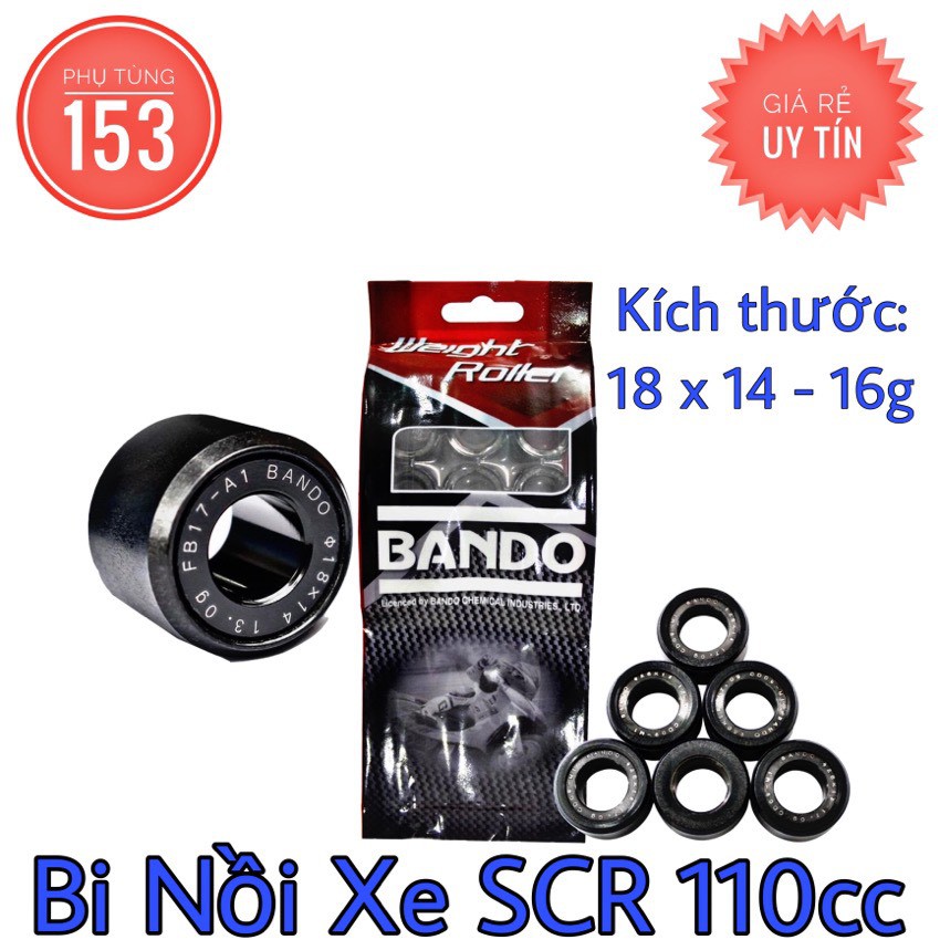 Bi Nồi Xe SCR 110cc - Bi Nồi Bando - PHỤ TÙNG 153