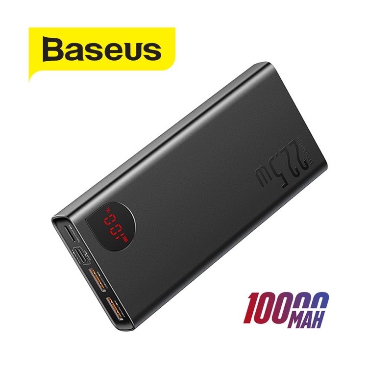 ✔giảm giá✔Sạc dự phòng Baseus Adaman Metal Digital Display Quick Charge, sạc nhanh 22.5W BH 12 tháng