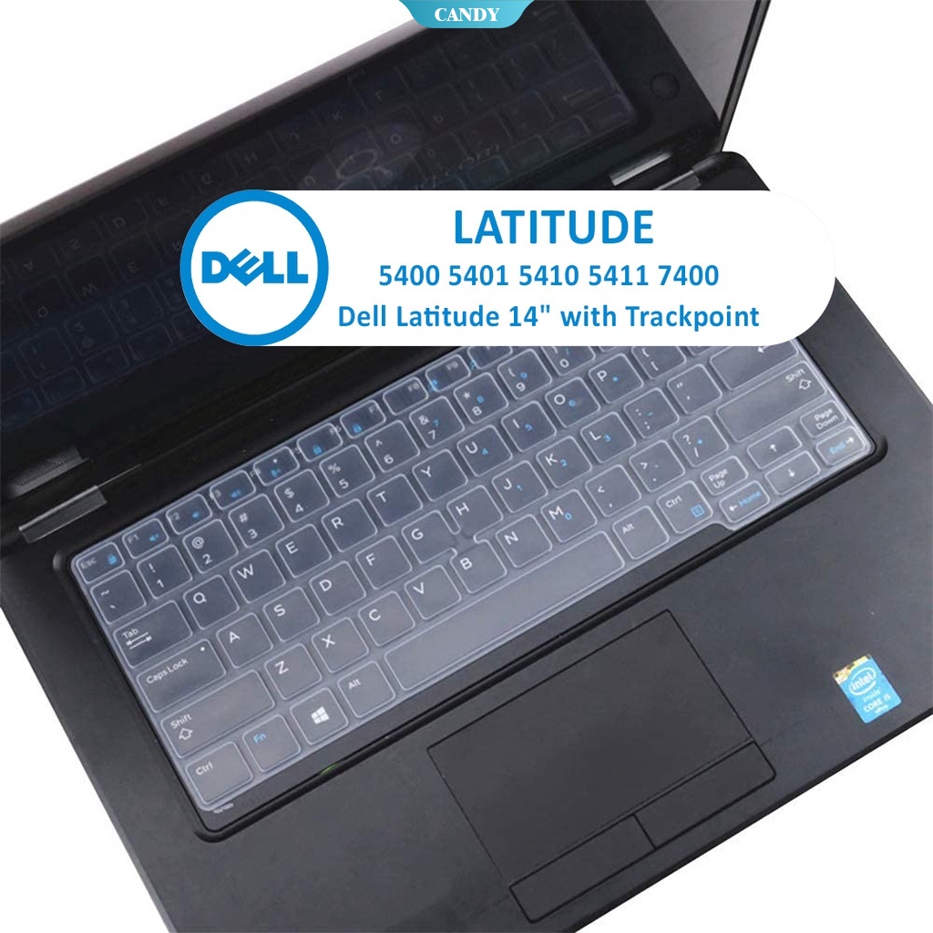 Vỏ Silicon Trong Suốt Bảo Vệ Bàn Phím Laptop Dell Latitude 5400 5401 5410 5411 7400 14"