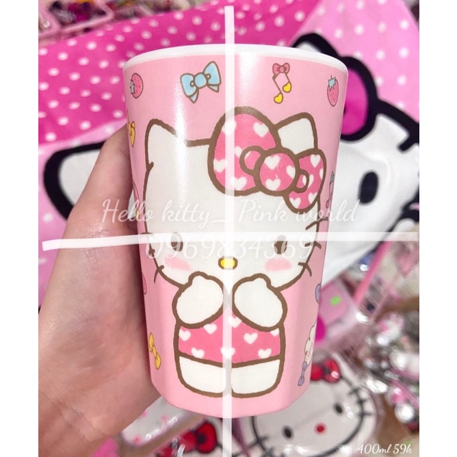 Ly uống nước hello kitty