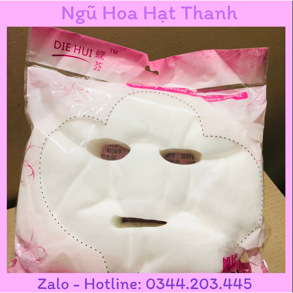 Mặt nạ giấy dùng trong spa gói 100 miếng dùng lót cho mặt nạ bột