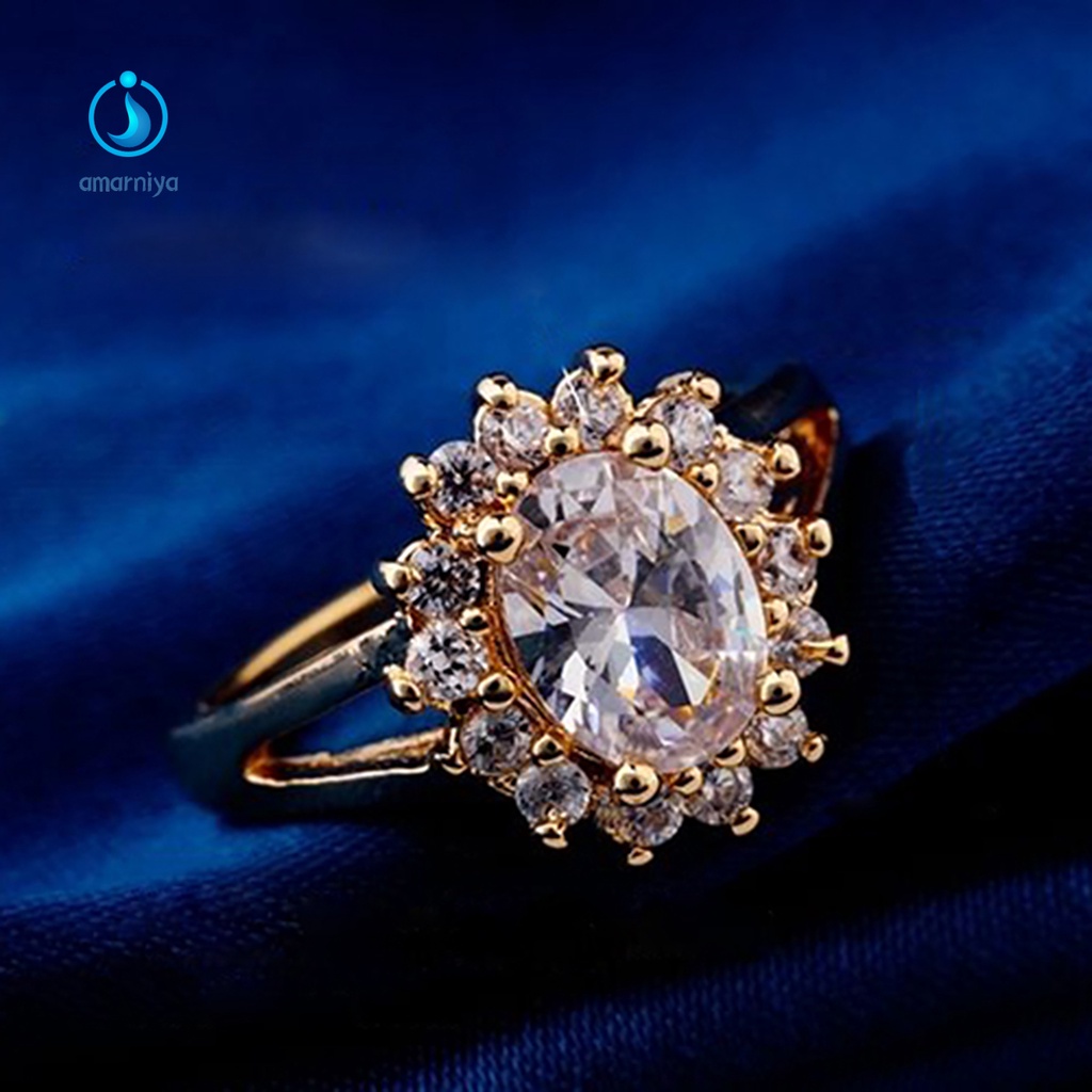 Nhẫn Đính Đá Thanh Lịch Cho Cô Dâu