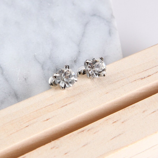 Set bông tai tròn 50mm, bộ trang sức 6 đôi như