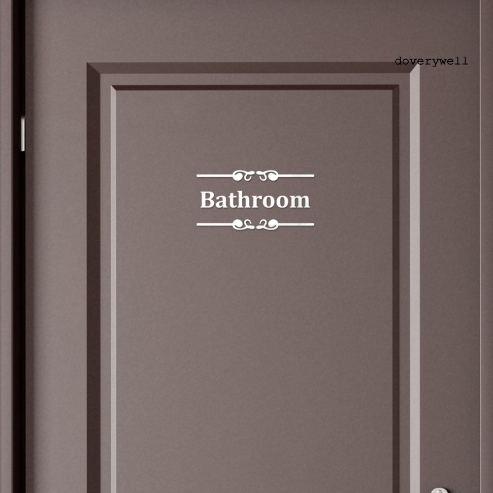 Miếng Dán Tường Trang Trí Phòng Tắm Hình 3d Độc Đáo