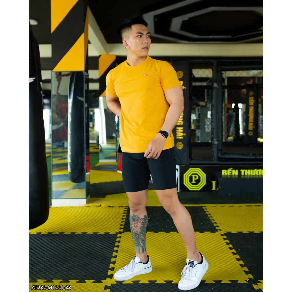 Áo Thun Nam LEVIS AT282 100% Cotton - áo thun nam thêu logo trước