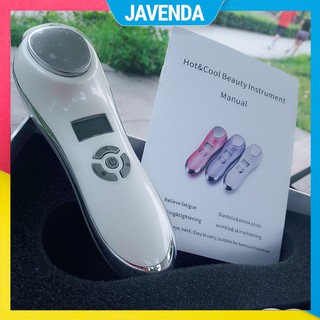 Máy Massage Mặt Điện Di Đẩy Tinh Chất Nóng Lạnh Chăm Sóc Da 7901 Hàn Quốc