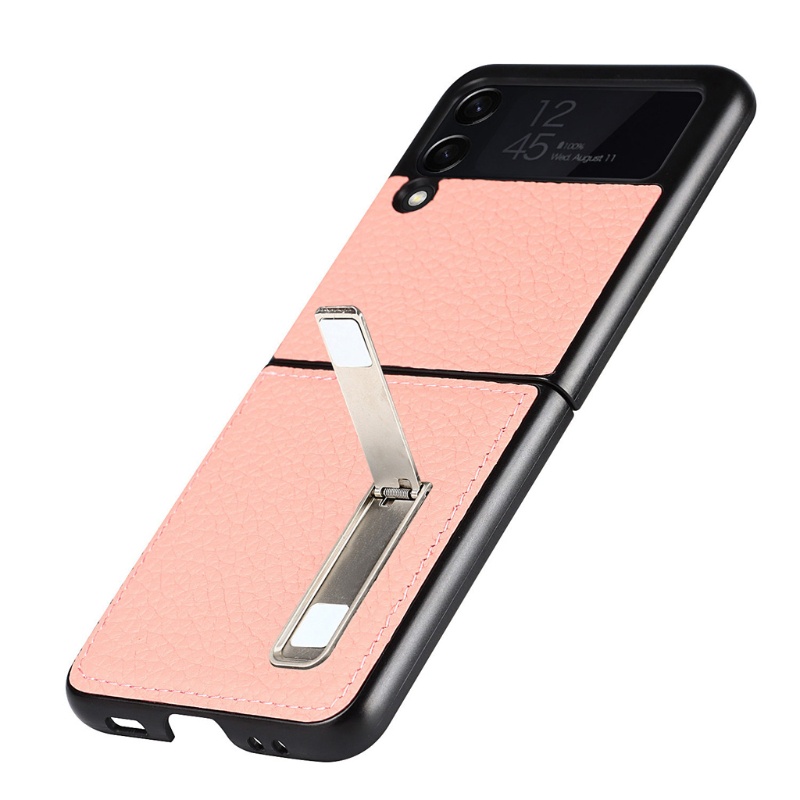 Ốp điện thoại da gập thời trang chất lượng cao cho Samsung Galaxy Z Flip 3 Flip3