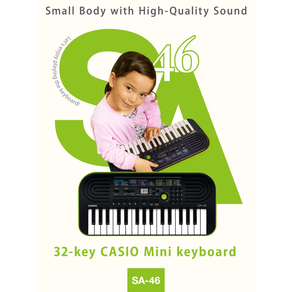 Đàn organ mini Casio SA-46 - Việt Thương Music