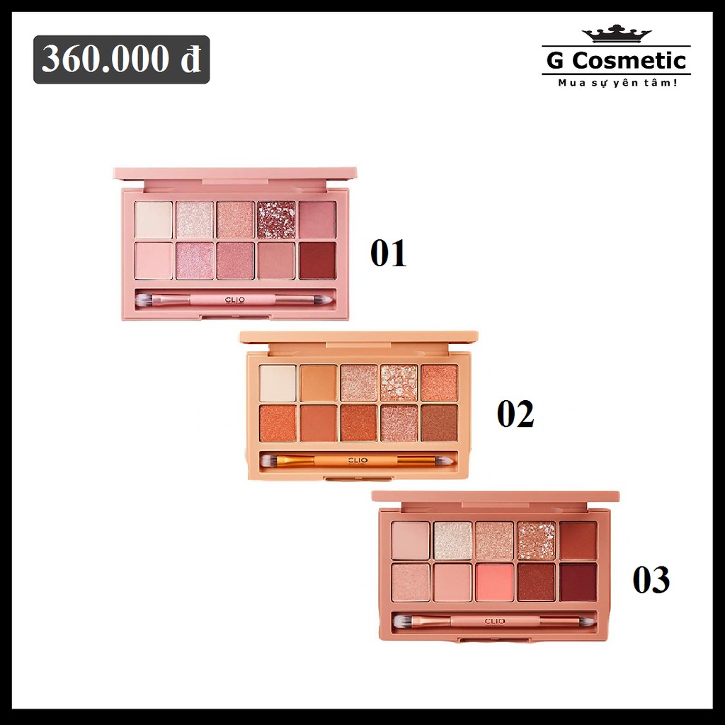 Phấn Mắt Clio Pro Eye Palette