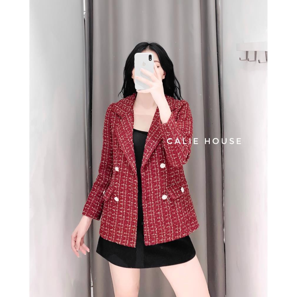 Áo Khoác Vest Dạ Tweed Calie House AK15 Độc Đáo Và Cao Cấp