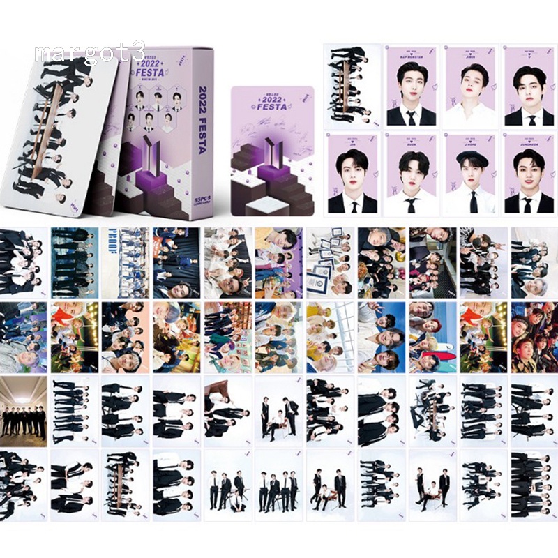 Set 55 Tấm Thẻ Ảnh Lomo Card Jungkook V Jimin Bt Toploader