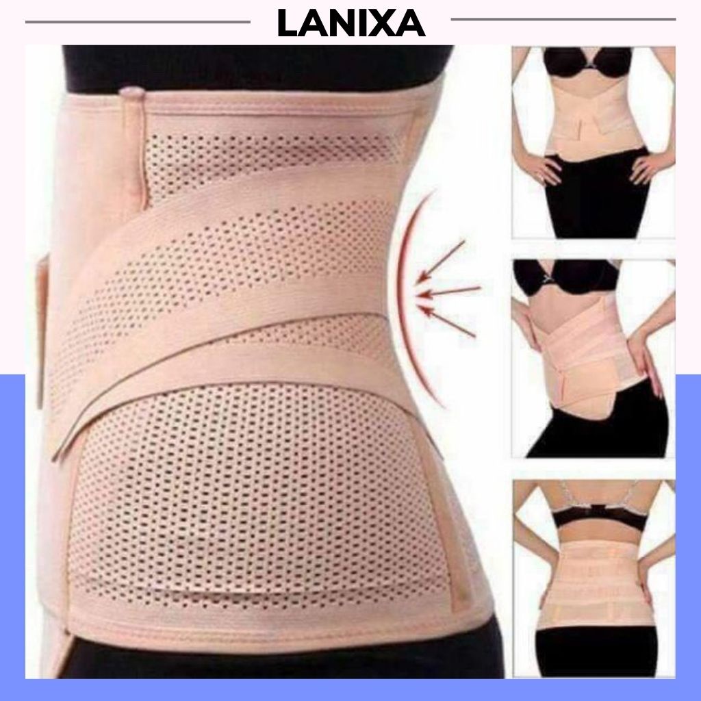 Đai nịt bụng giảm mỡ giữ eo , Gen nịt bụng thông hơi thoáng mát LANIXA N3331