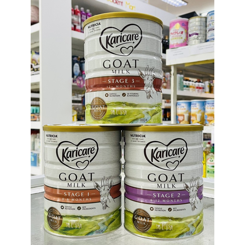 Sữa Dê Karicare Goat Milk Úc 1,2,3 - 900Gr Cho Bé