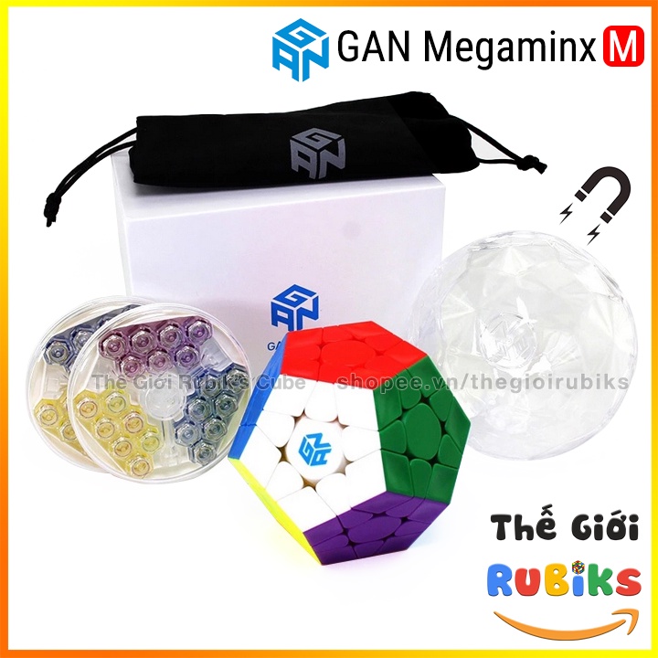 Rubik GAN Megaminx M Có Nam Châm Cao Cấp