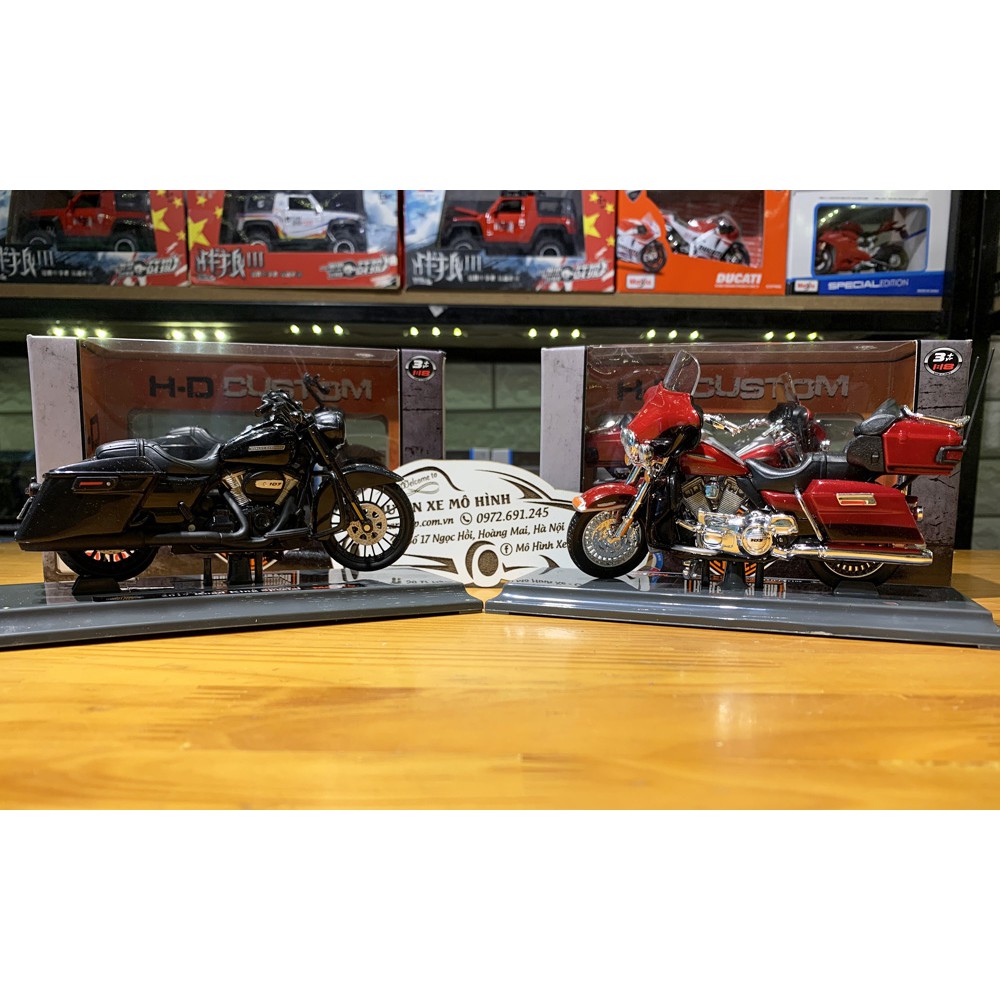 Mô hình xe HARLEY DAVIDSON FLHTK ULTRA LIMITED tỉ lệ 1:18 hãng Maisto