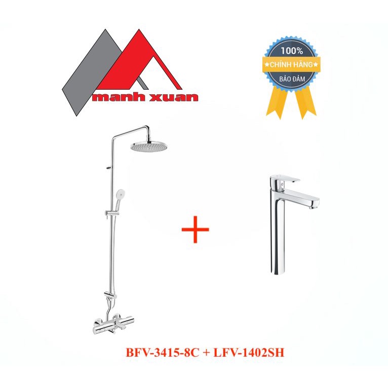 Combo trọn bộ INAX BFV-3415T-8C + LFV-1402SH