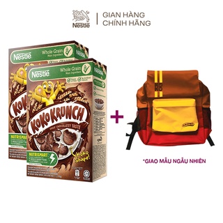 [Tặng 1 balo trẻ em] Combo 2 hộp ngũ cốc ăn sáng Koko Krunch (Hộp 330g)