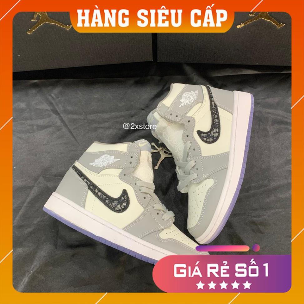 ❤Giày JorDan Dior❤️ FREESHIP- BẢO HÀNH 1 Năm THÁNG]Hàng Đẹp Có Sẵn Giày Thể Thao Nam Nữ JorDan Dior Cao Cổ đế trong up 1