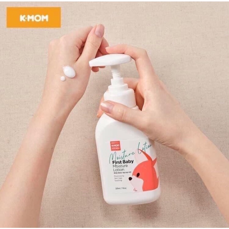 SỮA DƯỠNG ẨM JOJOBA HỮU CƠ CHO BÉ K-MOM (225ML)