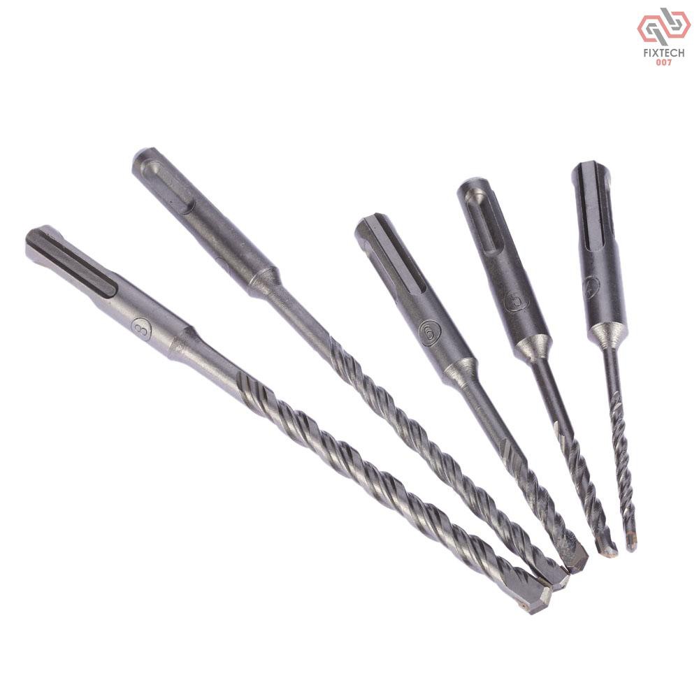 Set 5 Mũi Khoan 2 Lỗ 5mm 6mm 6mm 8mm