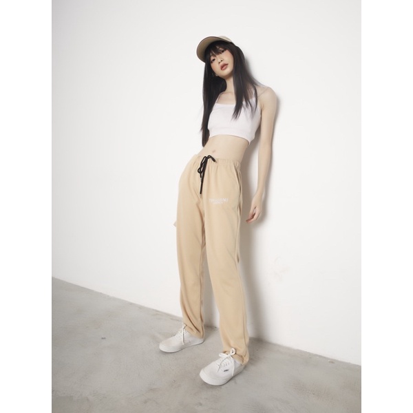 Quần dài Sweatpants Essential Plus 7Millions - Màu Tan - Tặng Kèm Box - Unisex Nam Nữ - Form oversize
