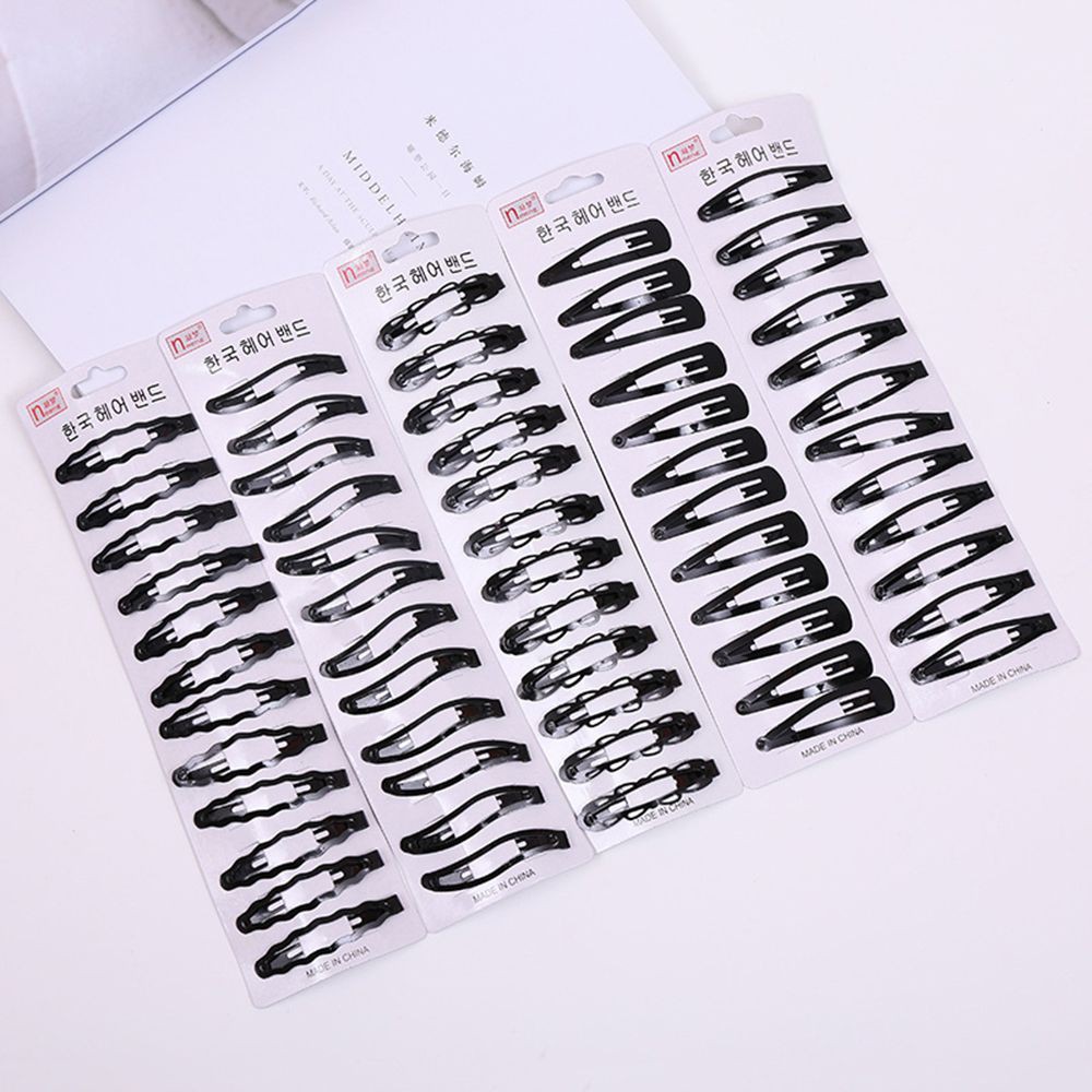 Hairgrip Headwear Black Girls Hair Accessories Hair Clips Set