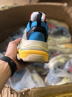 [Ảnh tự chụp] Giầy thể thao sneaker Trips xanh đỏ nam nữ