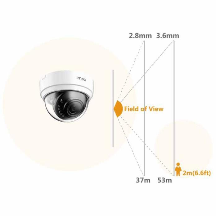 Camera IP Wifi Dome 4.0MP IPC-D42P-IMOU , LẮP TRONG NHÀ