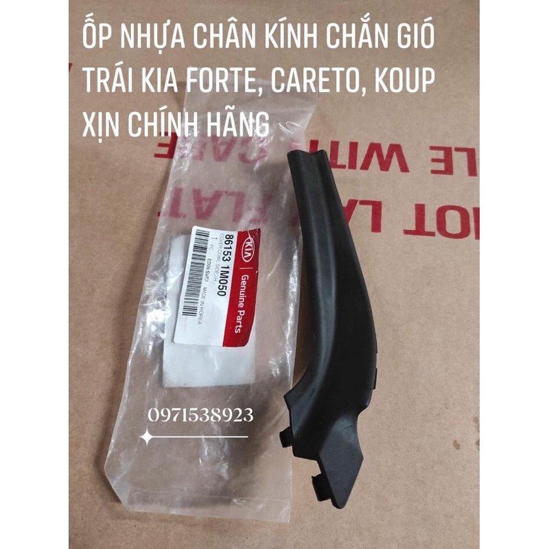 Ốp nhựa chân kính chắn gió trái & phải kia forte, careto, koup xịn chính hãng 861541m050 861531m050