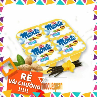 💖date mới💖 váng sữa vani monte 4 hộp 55g
