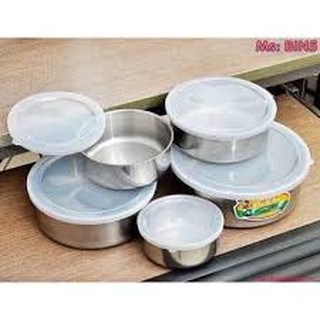 Bộ 5 bát inox