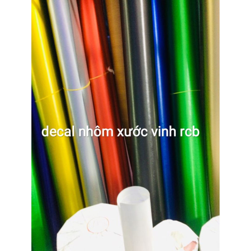 decal nhôm xước khổ lẻ cao cấp dán đt xe máy - Hàng nhập khẩu