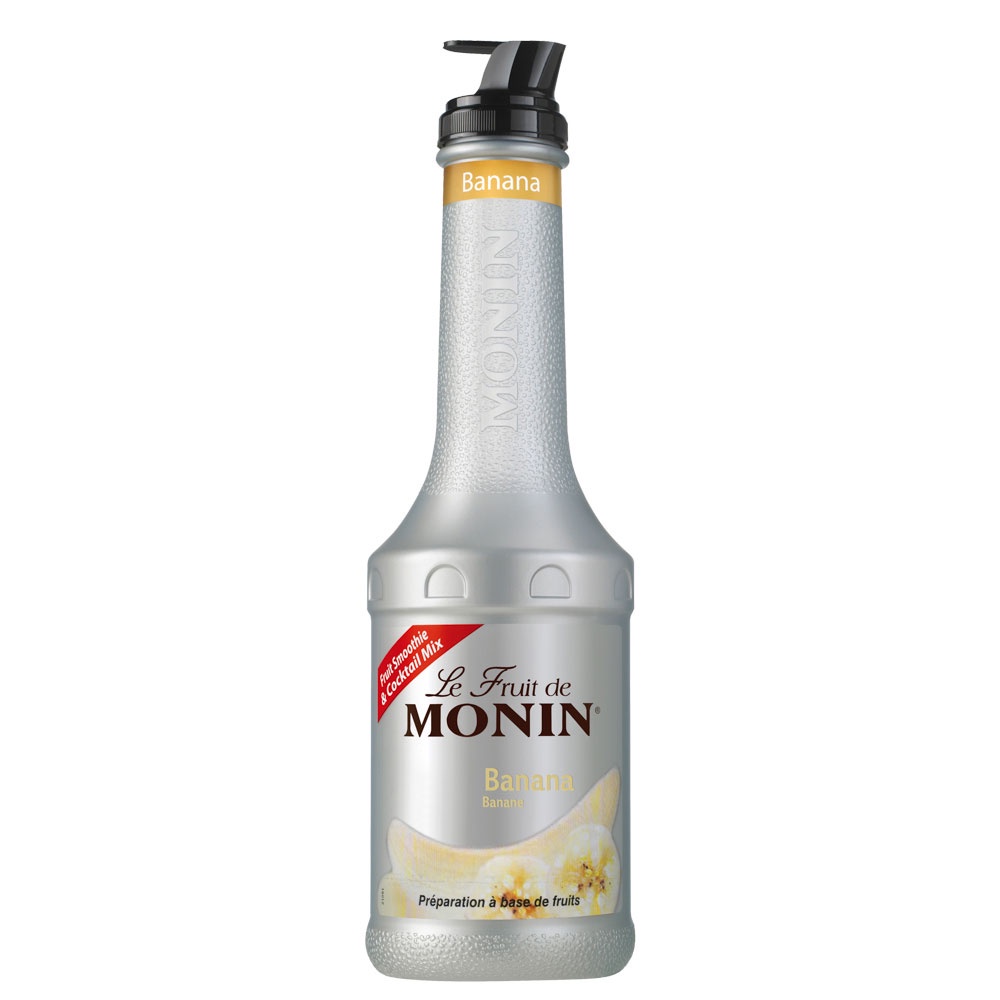 Mứt trái cây/ Puree/ Fruit Mix Monin chuối chai 1L. Hàng công ty có sẵn giao ngay