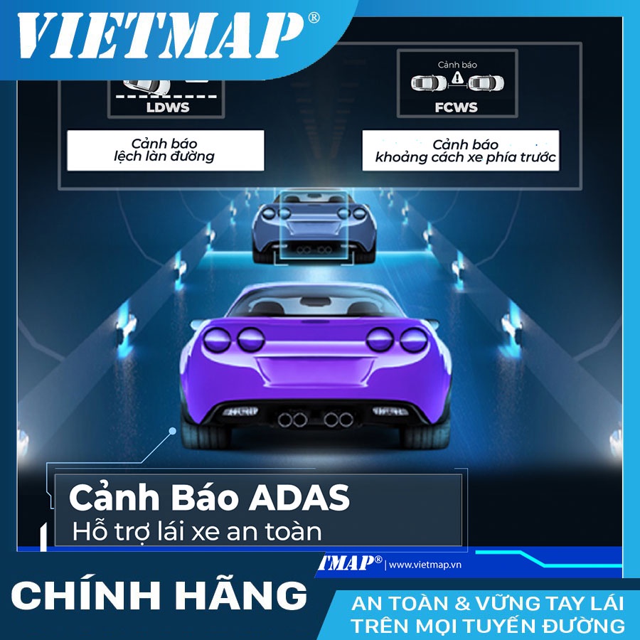 Camera hành trình VIETMAP G40 cho xe ô tô GPS Wifi Cảnh báo tốc độ