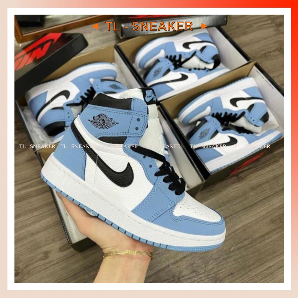 Giày Thể Thao Nam Nữ Jordan JD1 High Xám Cổ Cao Thời Trang Full Box Bill | BigBuy360 - bigbuy360.vn