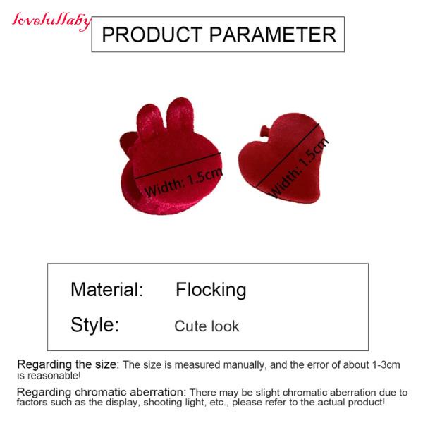 Kẹp tóc thiết kế trái tim/ thỏ nhiều màu sắc tùy chọn đáng yêu dành cho nữ