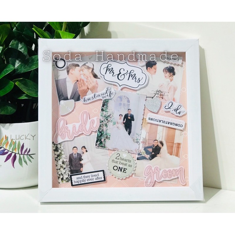 [Sâu lòng 2 cm]Set làm khung ảnh Nổi/Khung ảnh scrapbook kèm clip hướng dẫn