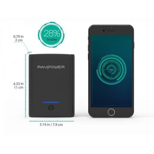 Sale Sale Sale. Nhập từ Mỹ - Pin sạc dự phòng RAVPower 10.000mAh - công nghệ Ismar+ BH 12 tháng.