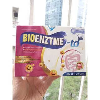 Men vi sinh  Bioenzym TD giảm rối loạn tiêu hóa, cân bằng hệ vi sinh đường ruột