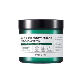 Hộp 70 Miếng Pad Tẩy Da Chết Dịu Nhẹ Some by mi AHA-BHA-PHA 30 Days Miracle Truecica Clear