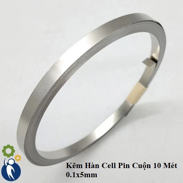 Kẽm Hàn Cell Pin Cuộn 10 Mét 0.1x5mm