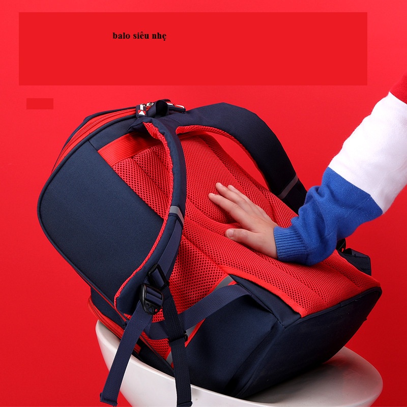 Balo chống gù, bao tiểu hoc bé trai siêu nhẹ nhiều ngăn. Bảo hành 12 tháng